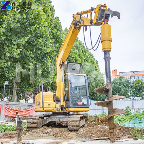 hydraulic auger for excavator