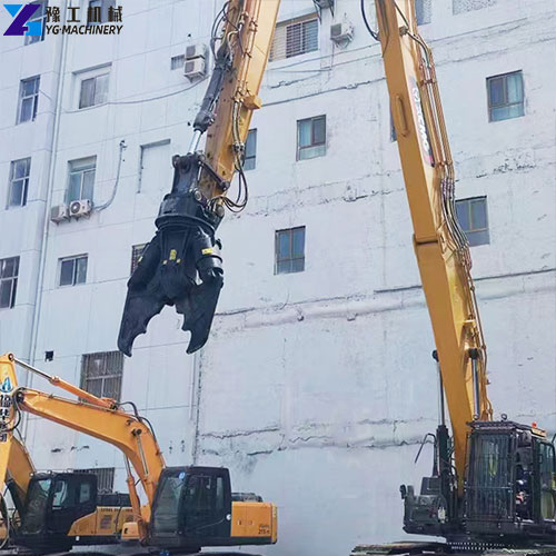 hydraulic shear attachment for excavator