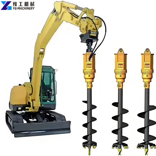 mini digger auger