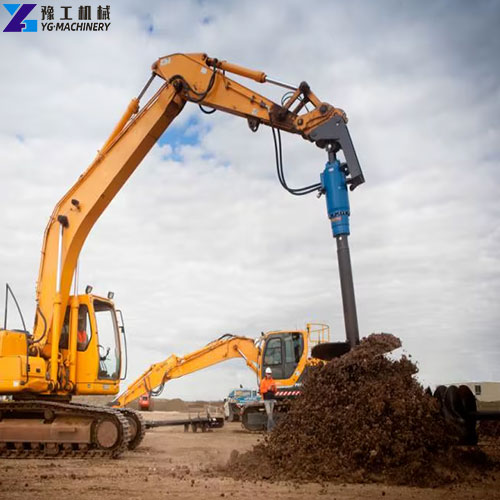 mini excavator auger attachment