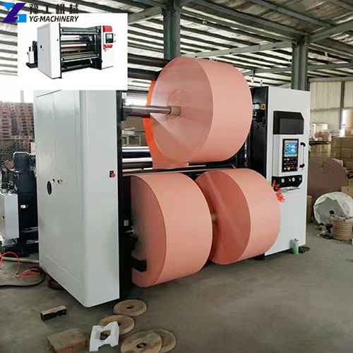 paper roll slitting machine