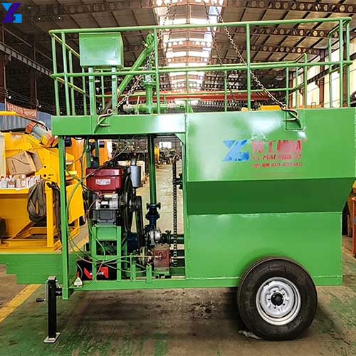 portable grass seed hydroseeding machine