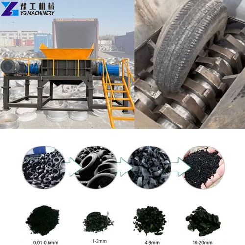 tyre recycling machine