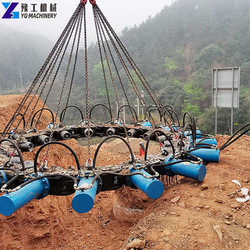 concrete pile crusher