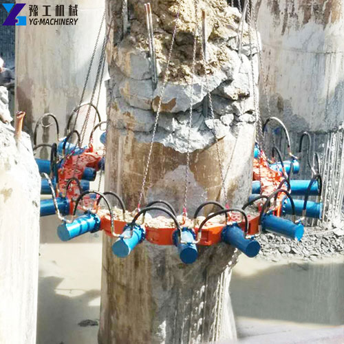 hydraulic pile breaking machine