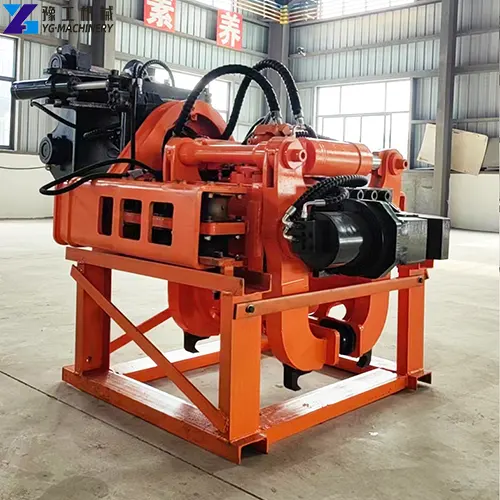 excavator mounted pile driver