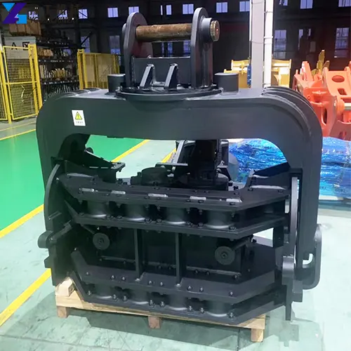 excavator mounted sheet pile driver