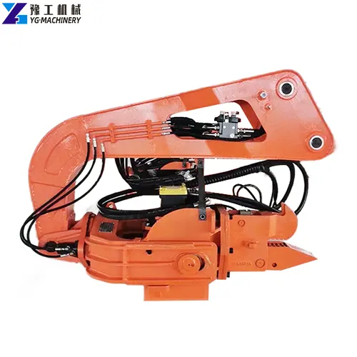 excavator pile driver attachment