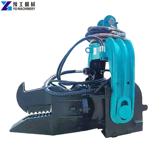 mini excavator pile driver attachment