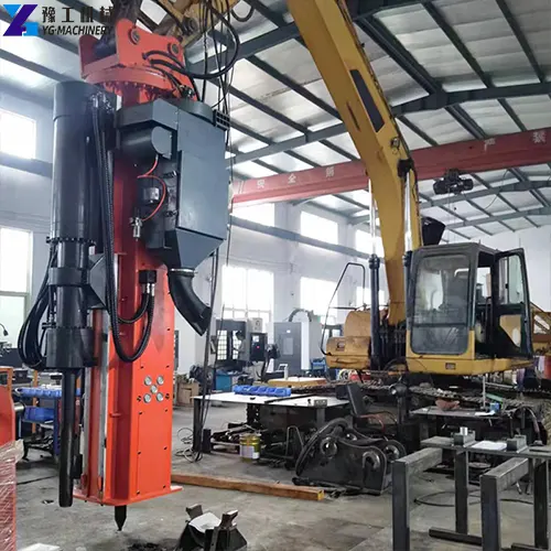 rock drilling and splitting integrated machine