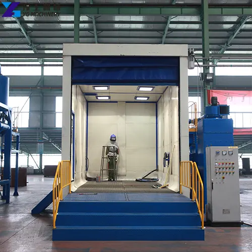 sand blasting room