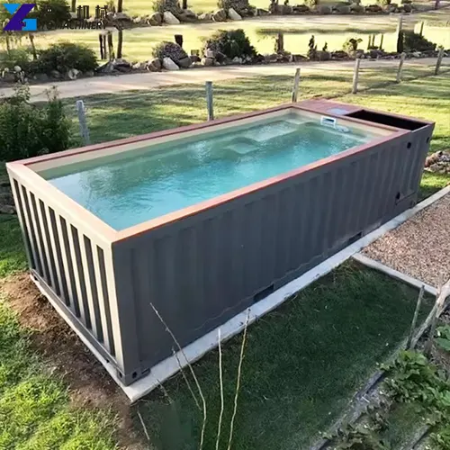 small shipping container pool