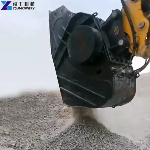 crusher attachment for excavator
