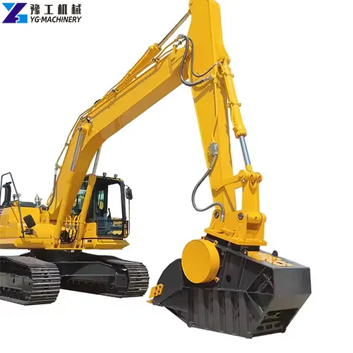 excavator crusher attachment