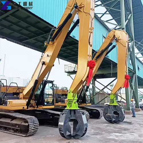 excavator orange peel grapple