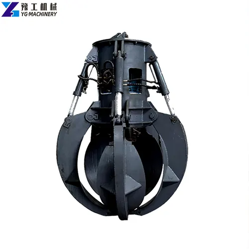 excavator with a claw