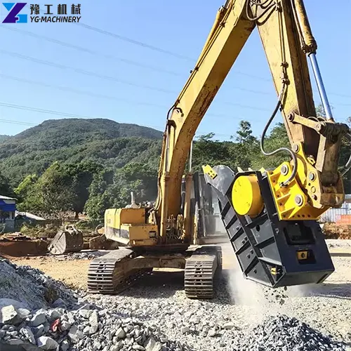 mini digger crusher bucket