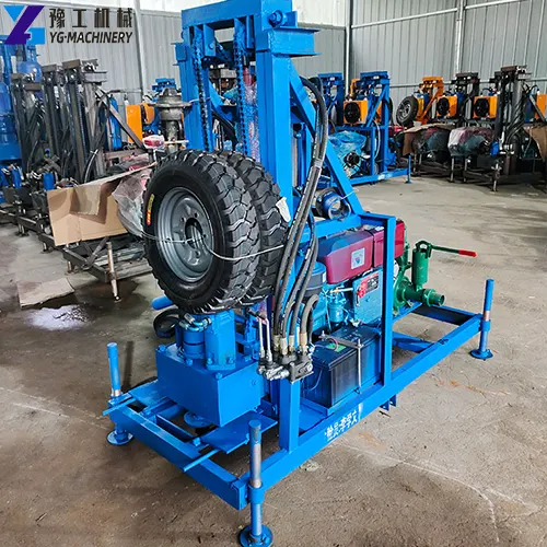 portable well drilling machine