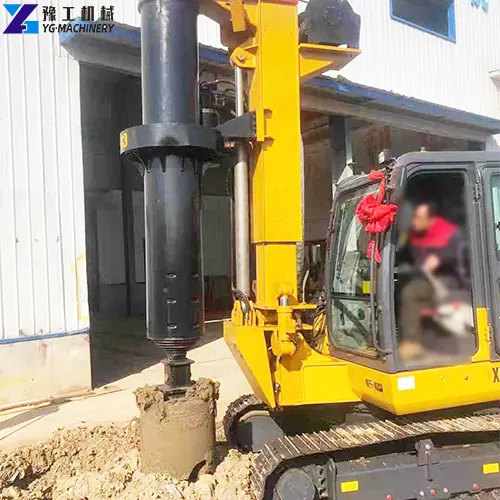 rotary drilling machine for soil investigation