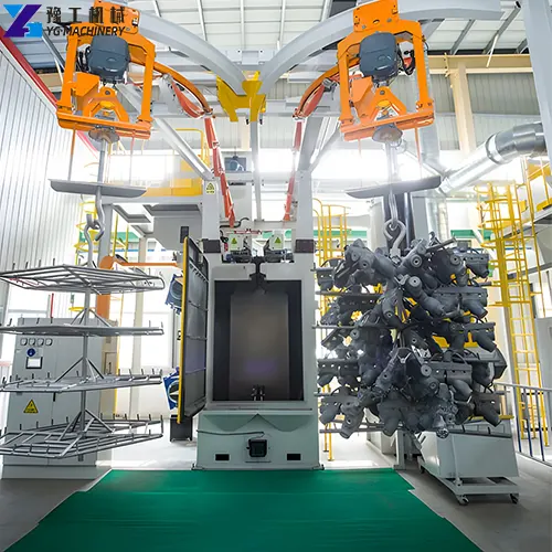 spinner hanger blast machine