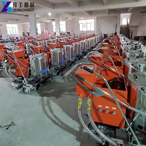 thermoplastic line marking machine