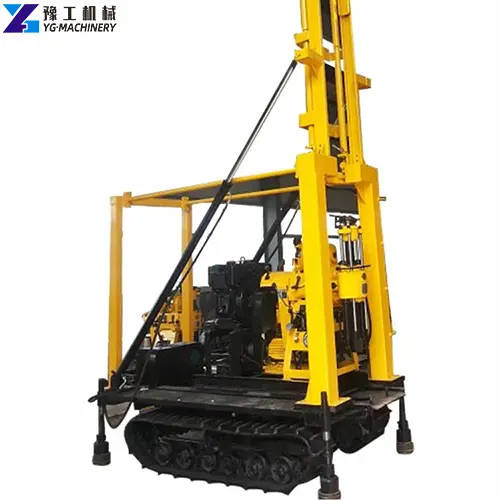 crawler core drilling rig