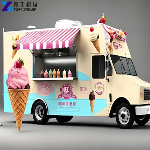 ice cream food trailer