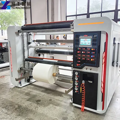 paper roll slitting machine