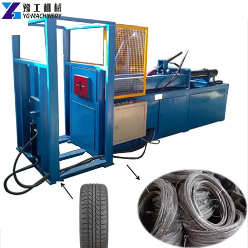tire wire removal machine
