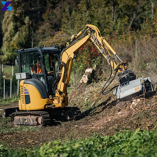 excavator forestry mulcher