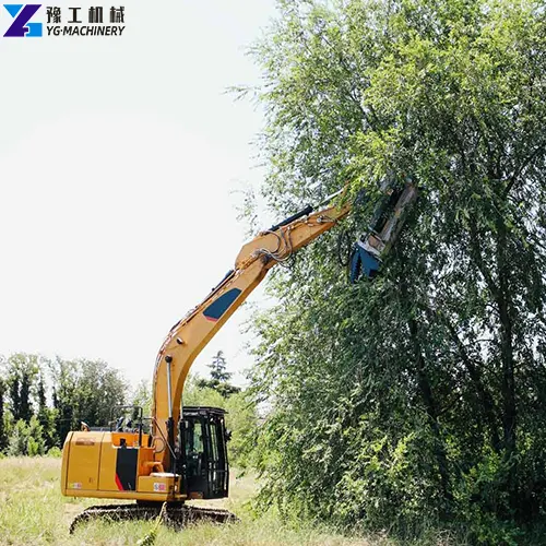 forestry head for excavator