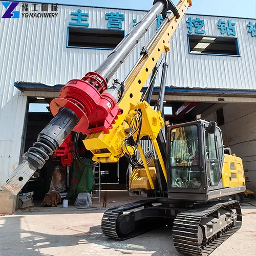 hydraulic piling rig machine
