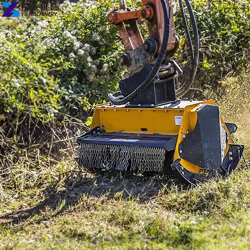mini excavator mulching head