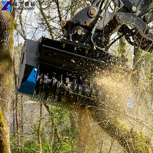mulching head for excavator