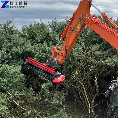 mulching head for mini excavator price