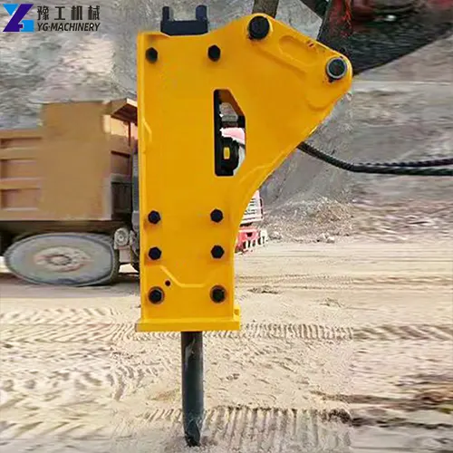 concrete breaker attachment excavator