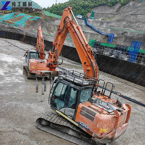 concrete vibrator for excavators