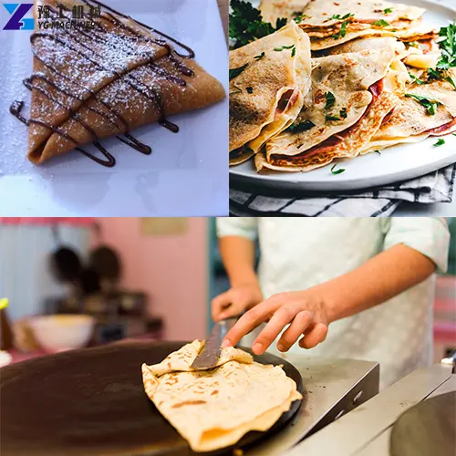 delicious crepes were checked in by customers