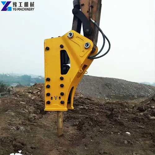 excavator concrete breaker