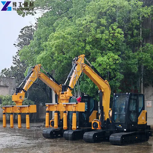 excavator concrete vibrator