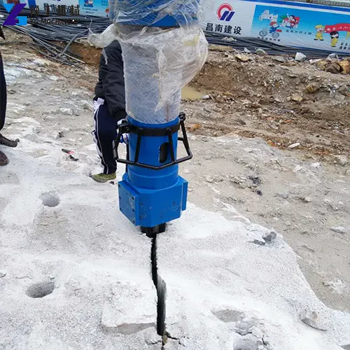 excavator mounted hydraulic rock splitter