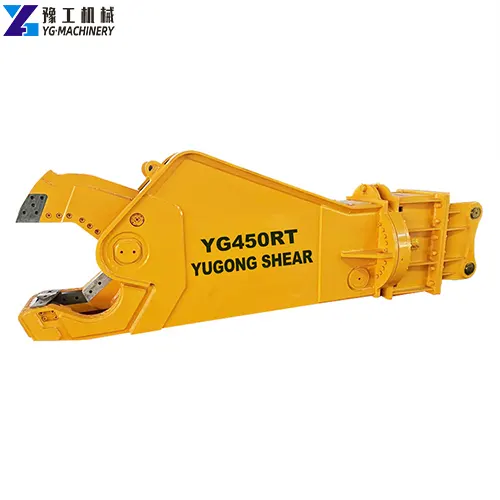 metal shear for excavator
