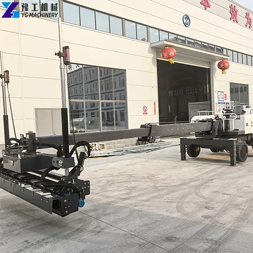 Telescopic Arm Concrete Laser Screed Machine