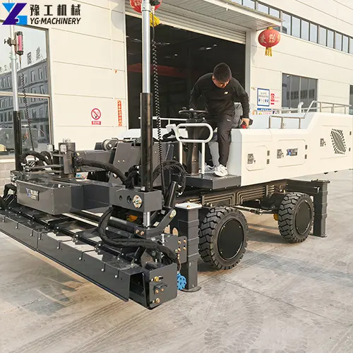 boom laser screed leveling machine