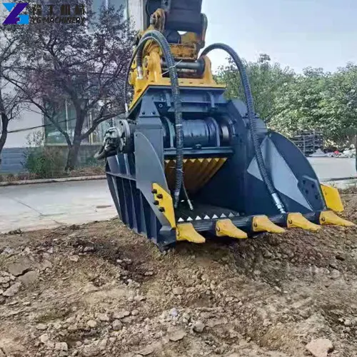 excavator hydraulic crusher bucket