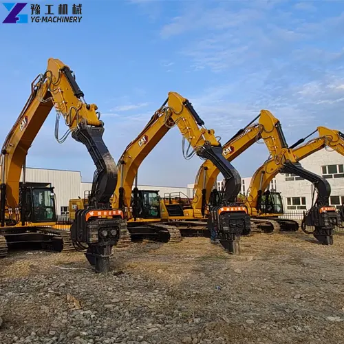 excavator sheet pile driver
