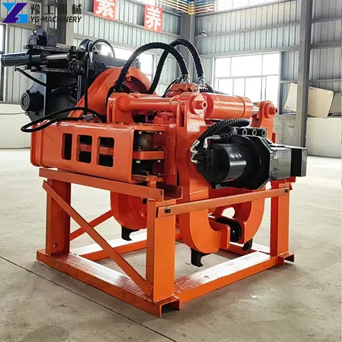 mini excavator sheet pile driver