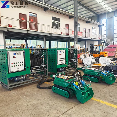 remote control dredging robot