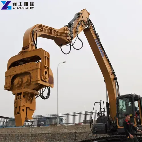 sheet piling attachment for excavator