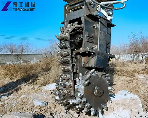 chain type drum cutter